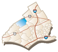 Map of Edgmont, PA