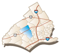 Map of Middletown, PA
