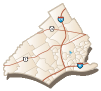 Map of Morton, PA