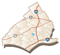 Map of Rose Valley, PA